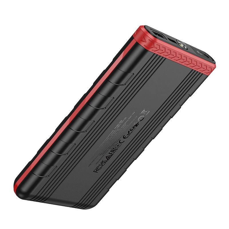 Автомобільний пуско-зарядний пристрій HOCO QS5 Refined intelligent emergency start-up power bank (6000mAh) Black