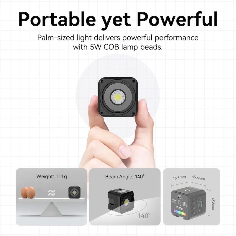 Відеосвітло Ulanzi Vijim L3 RGB COB Fill Light (UV-L052GBB1 L3 RGB)