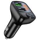 АЗП з FM-модулятором BOROFONE BC41 Eminency QC3.0 Car BT FM transmitter 18W Black 8525500090