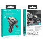 АЗП з FM-модулятором BOROFONE BC41 Eminency QC3.0 Car BT FM transmitter 18W Black 8525500090