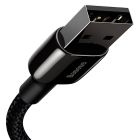Кабель Baseus Tungsten Gold Fast Charging Data Cable USB to iP 2.4A 1m Black