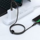 Кабель ACEFAST C1-03 Type-C to Type-C 3A, 1.2m, nylon, aluminum connectors, Black
