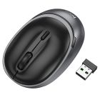 Маніпулятор миша HOCO GM34 Nuevo dual-mode business wireless mouse Black Metal Gray