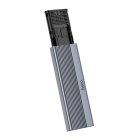 Зовнішня кишеня для накопичувача HOCO HB47 M.2 SSD Enclosure(USB3.1/6Gbps) Metal Gray
