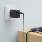 Кабель ACEFAST C10-03 Type-C to Type-C 3A, 60W, 1.2m, silicone, zinc connectors, Black