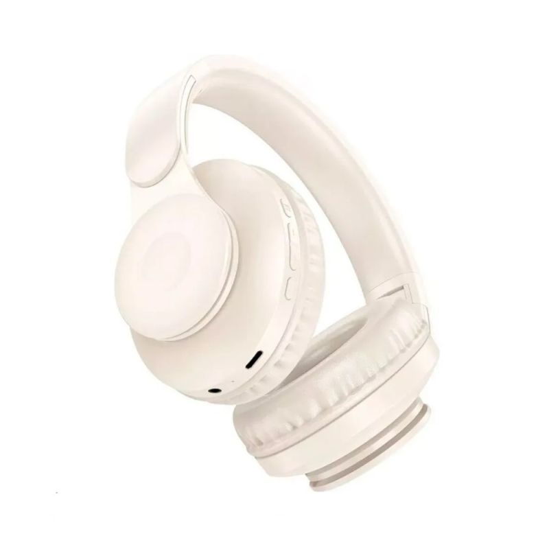 Бездротові накладні навушники HOCO W45 Enjoy BT headset Milky White