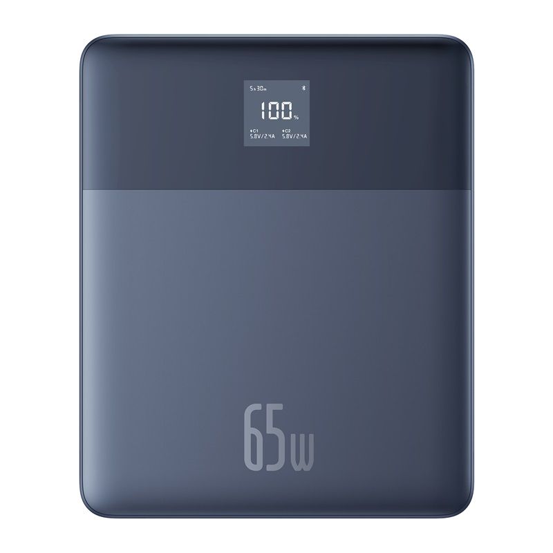 Зовнішній акумулятор Baseus Blade2 Fast-Charging Power Bank with Digital Display Intelligent Edition 12000mAh 65W Mariana Blue  (with Baseus Mini Whit