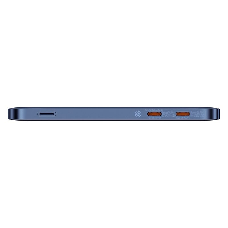 Зовнішній акумулятор Baseus Blade2 Fast-Charging Power Bank with Digital Display Intelligent Edition 12000mAh 65W Mariana Blue  (with Baseus Mini Whit