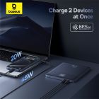 Зовнішній акумулятор Baseus Blade2 Fast-Charging Power Bank with Digital Display Intelligent Edition 12000mAh 65W Mariana Blue  (with Baseus Mini Whit