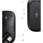 Маніпулятор миша UGREEN MU001 Portable Wireless Mouse  (Black)