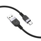 Кабель HOCO X109 Energy silicone charging data cable Type-C (L=1M) Black