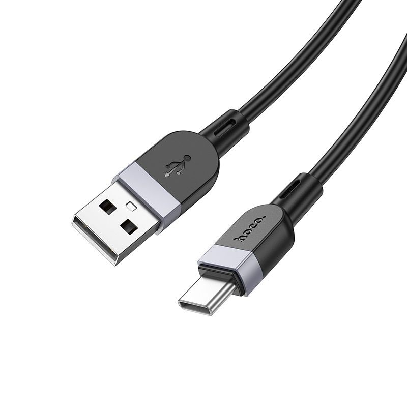 Кабель HOCO X109 Energy silicone charging data cable Type-C (L=1M) Black