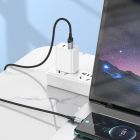 Кабель HOCO X102 USB to Type-C 3A, 1m, nylon, aluminum connectors, Black