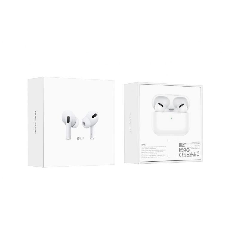Бездротові навушники BOROFONE BW27 True wireless stereo headset White