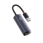 USB-Хаб Baseus Lite Series Ethernet Adapter USB-A to RJ45 LAN Port (100Mbps) Black