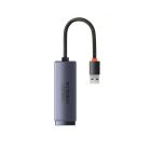 USB-Хаб Baseus Lite Series Ethernet Adapter USB-A to RJ45 LAN Port (100Mbps) Black