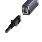 USB-Хаб Baseus Lite Series Ethernet Adapter USB-A to RJ45 LAN Port (100Mbps) Black
