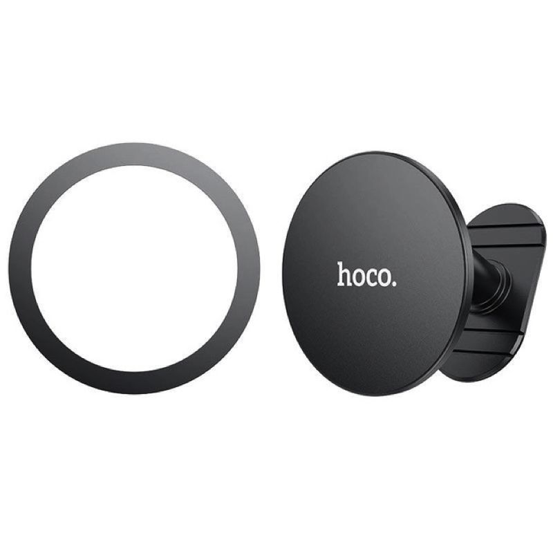Автотримач для телефона HOCO H13 Fine jade ring magnetic car holder(center console) Black
