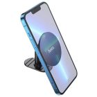 Автотримач для телефона HOCO H13 Fine jade ring magnetic car holder(center console) Black