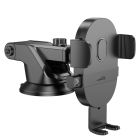 Автотримач для телефона HOCO H19 Mighty one-button car holder(center console) Black