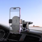 Автотримач для телефона HOCO H19 Mighty one-button car holder(center console) Black