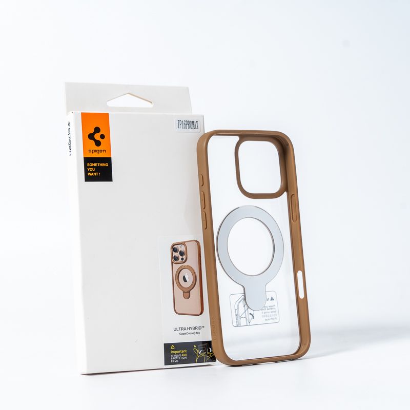 Чохол для смартфона Spigen AAA Magnetic Ring for Apple iPhone 16 Pro Brown