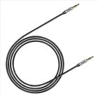 Аудіокабель Baseus M30 3.5mm male to 3.5mm male, nylon braid, 1m Silver+Black