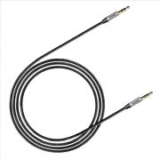 Аудіокабель Baseus M30 3.5mm male to 3.5mm male, nylon braid, 1m Silver+Black