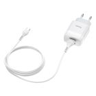 Мережевий зарядний пристрій з кабелем HOCO C73A Glorious dual port charger set(Type-C) 12W White