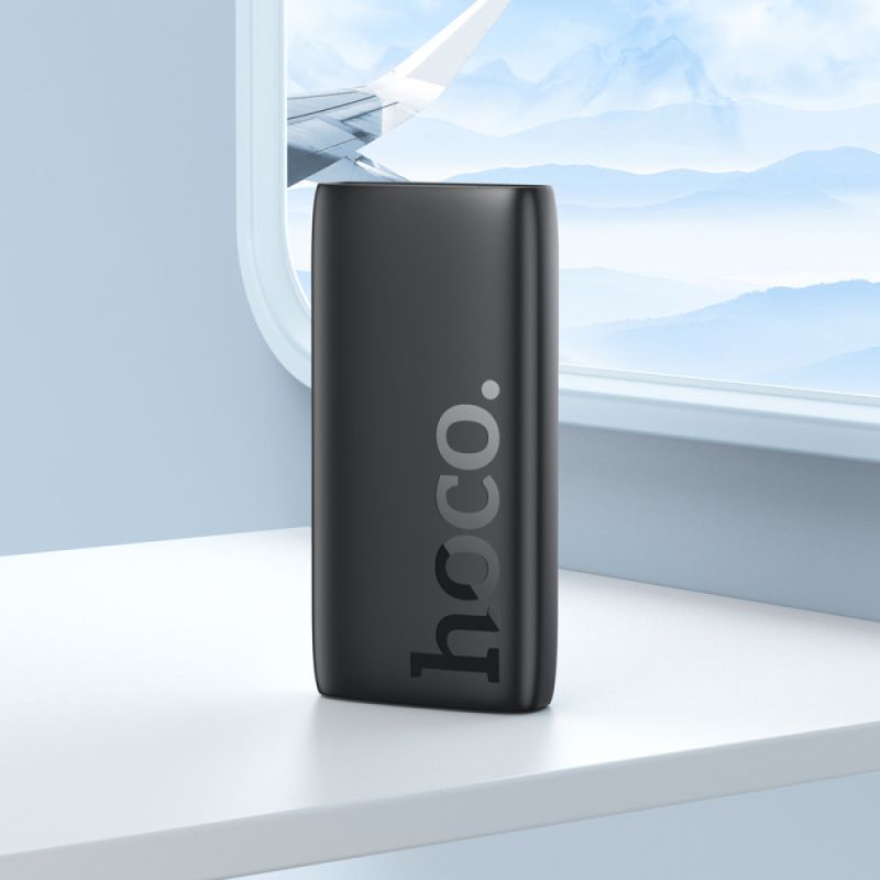 Зовнішній акумулятор HOCO J122A Respect 22.5W+PD20W fully compatible power bank(20000mAh) Black