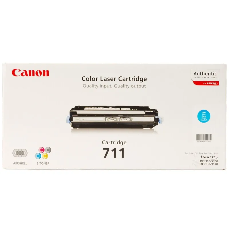 Картридж Canon 711 Cyan для LBP5300 (1659B002)