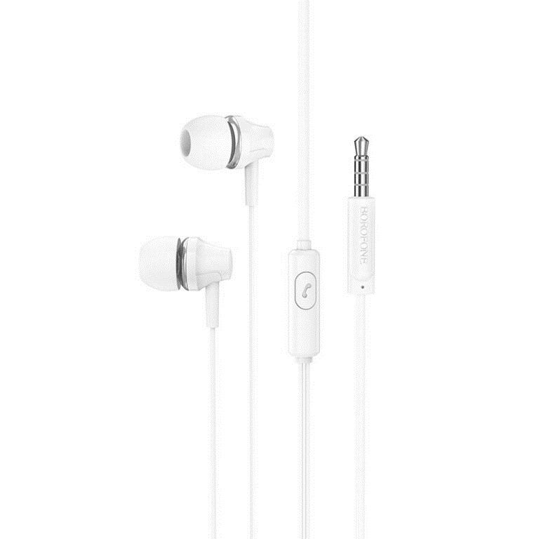 Навушники дротові BOROFONE BM74 (3.5mm) White