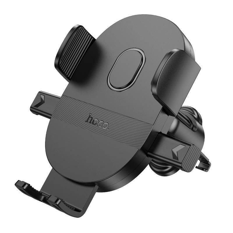 Автотримач для телефона HOCO H18 Mighty one-button car holder(air outlet) Black