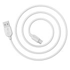 Кабель BOROFONE BX14 USB to Type-C 2.4A, 1m, PVC, TPE connectors, White