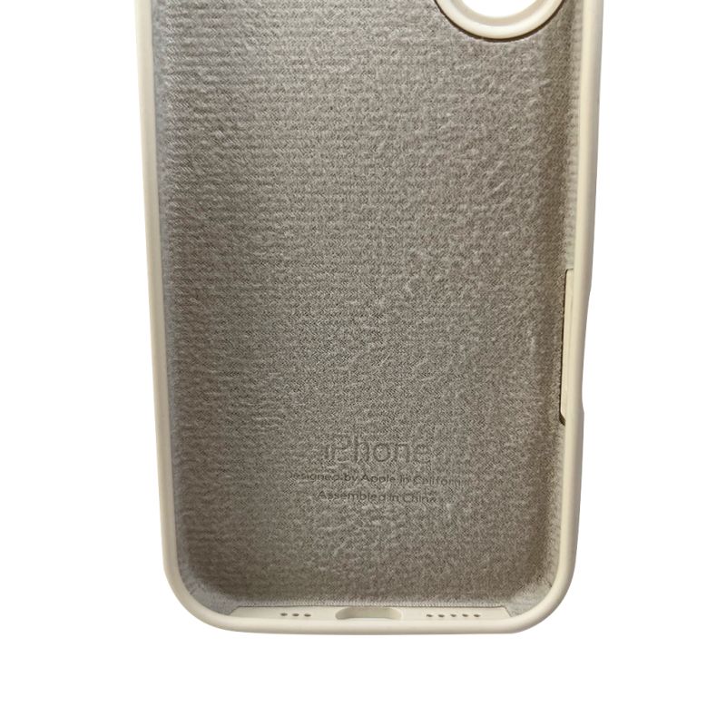 Чохол для смартфона Silicone Full Case AA Camera Protect for Apple iPhone 16 9,Antique White