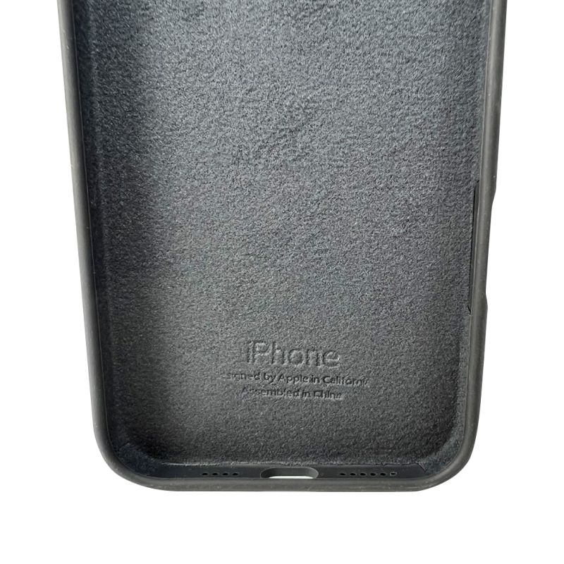 Чохол для смартфона Silicone Full Case AA Camera Protect for Apple iPhone 16 Pro Max 12,Dark Grey