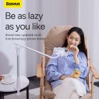 Тримач для телефона Baseus Unlimited adjustment lazy phone holder silver