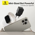 Мережевий зарядний пристрій Baseus Palm Fast Charger 1C 20W EU Cluster Black