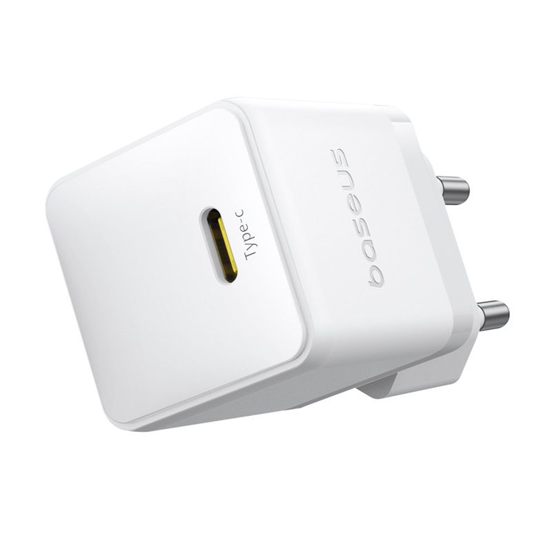 Мережевий зарядний пристрій Baseus Palm Fast Charger 1C 20W EU Moon White