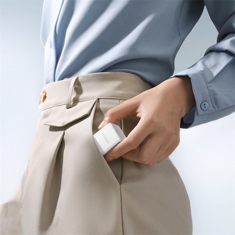 Мережевий зарядний пристрій Baseus Palm Fast Charger 1C 20W EU Moon White
