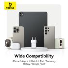 Мережевий зарядний пристрій Baseus Palm Fast Charger 1C 20W EU Moon White