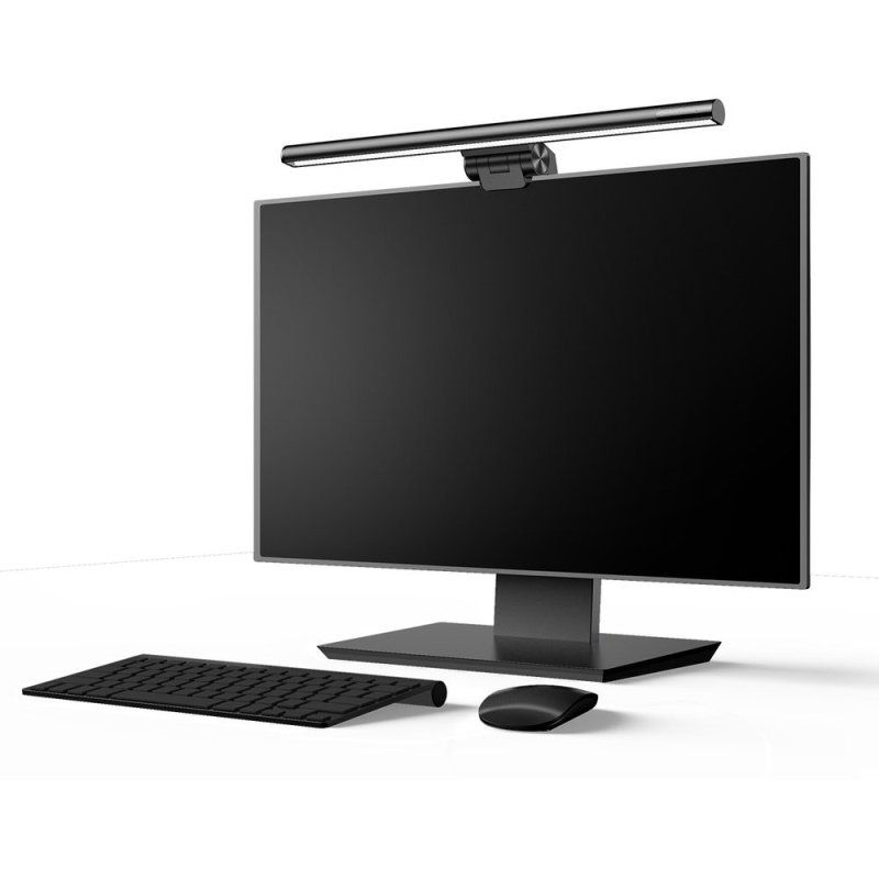 Лампа для монітора Baseus i-wok Series USB Asymmetric Light Source Screen Hanging Light (Youth) Black