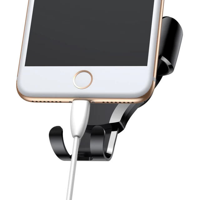 Автотримач для телефона Baseus Osculum Type Gravity Car Mount Black