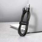 Кабель Baseus Cafule Cable USB For Micro 1.5A 2m Gray+Black