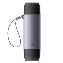 USB-хаб Baseus Lite Series USB-A &amp; Type-C  to SD/TF Card Reader  Grey