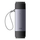 USB-хаб Baseus Lite Series USB-A &amp; Type-C  to SD/TF Card Reader  Grey