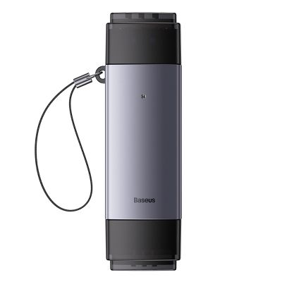 USB-хаб Baseus Lite Series USB-A &amp; Type-C  to SD/TF Card Reader  Grey