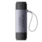 USB-хаб Baseus Lite Series USB-A &amp; Type-C  to SD/TF Card Reader  Grey