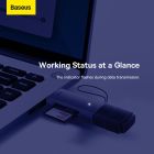 USB-хаб Baseus Lite Series USB-A &amp; Type-C  to SD/TF Card Reader  Grey