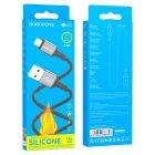 Кабель BOROFONE BX83 iP Famous silicone charging data cable Black